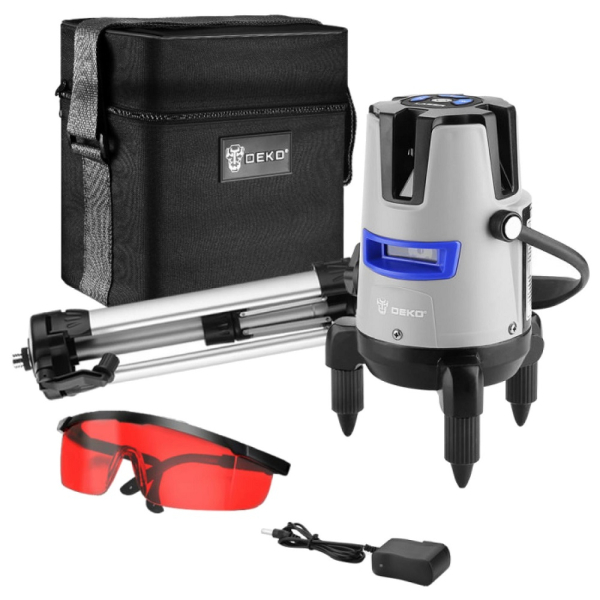 Лазерный уровень DEKO LL57 PRO SET 2 самовыравнивающийся   065-0104