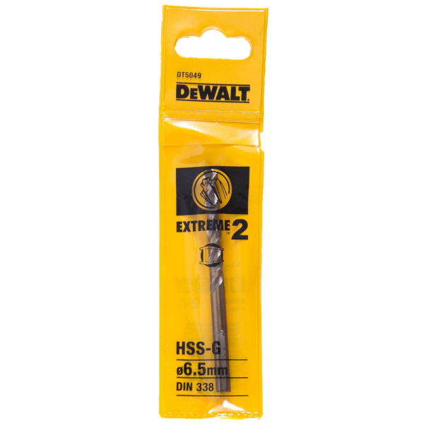 Сверло DEWALT по металлу  6,5*101   DT 5049    (1шт в упак)