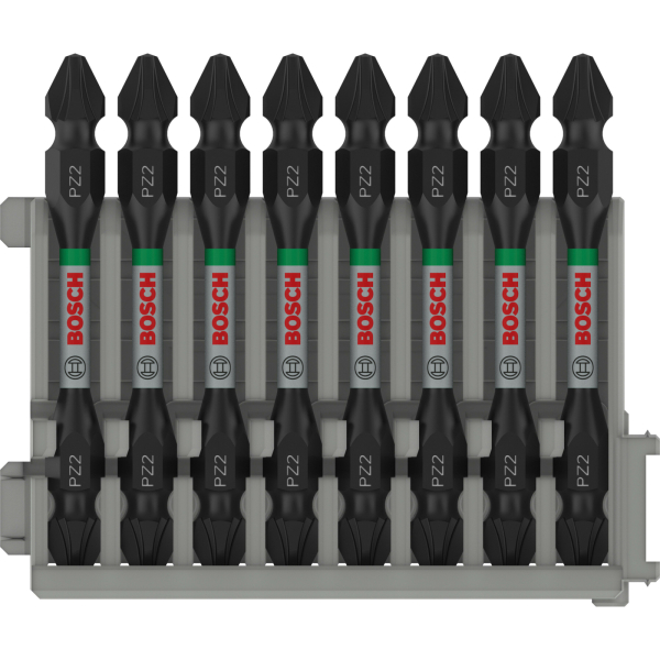 Набор бит BOSCH из 8 штук PZ2 65мм   2.608.522.338