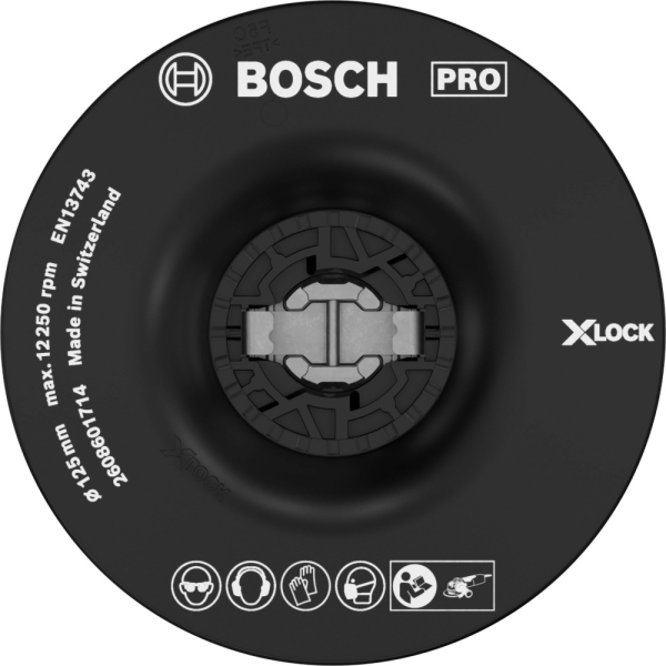 Тарелка опорная BOSCH X-LOCK 125 мм мягкая   2.608.601.714