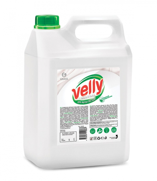 Средство для мытья посуды GRASS "VELLY" Neutral 5л   125420