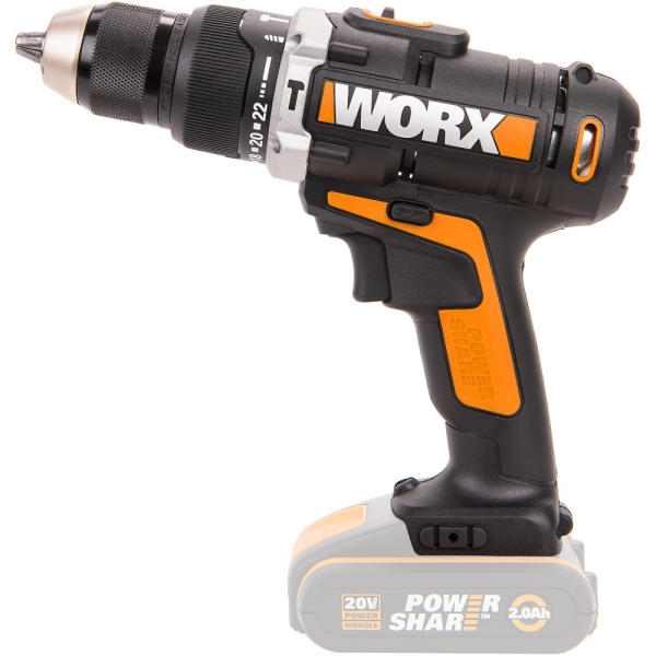 Дрель аккумуляторная WORX WX372.9 20V без акк и з/у