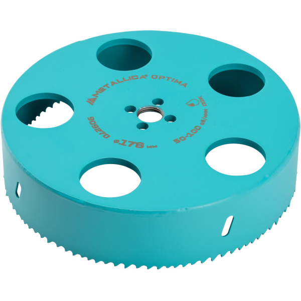 Коронка биметаллическая METALLICA Optima 178 мм 7 Vario 5/8-18UNF   909270