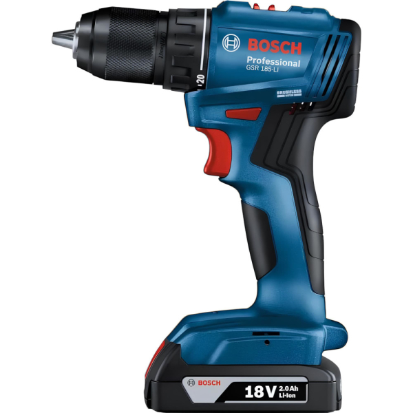 Дрель аккумуляторная BOSCH GSR 185-LI   0.601.9K3.000