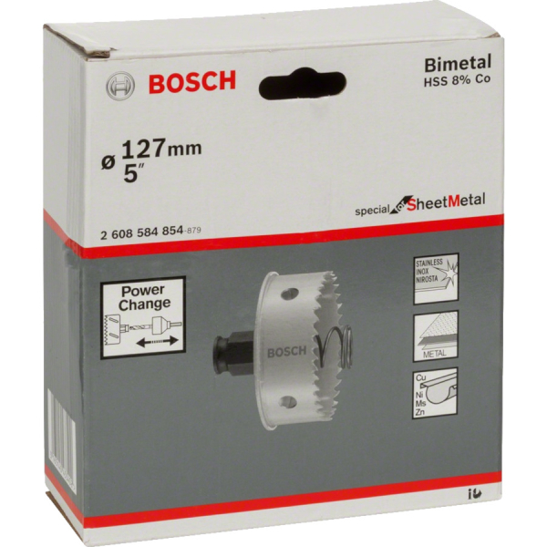 Коронка  BOSCH SHEET-METAL 127мм   2.608.584.854