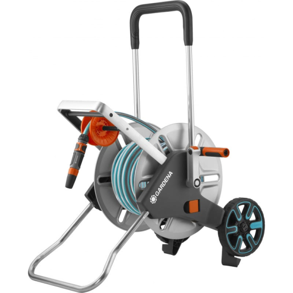 Тележка Gardena металлическая AquaRoll M с комплектом для полива   18547-40.000.00