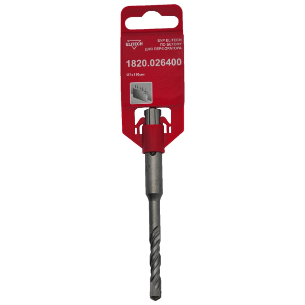 Бур ELITECH  SDS +  7*110