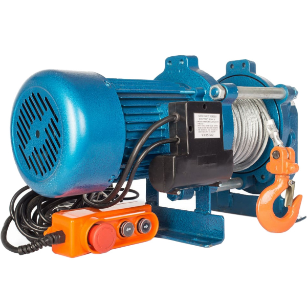 Лебедка электрическая TOR ЛЭК-500 E21 (KCD) 500 кг 220 В с канатом 100 м   1026410