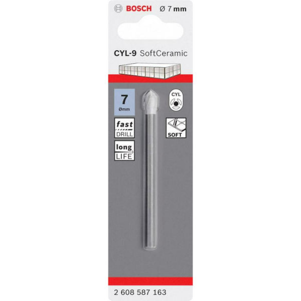 Сверло BOSCH CYL-9 Ceramic 7*80 по керамической плитке   2.608.587.163