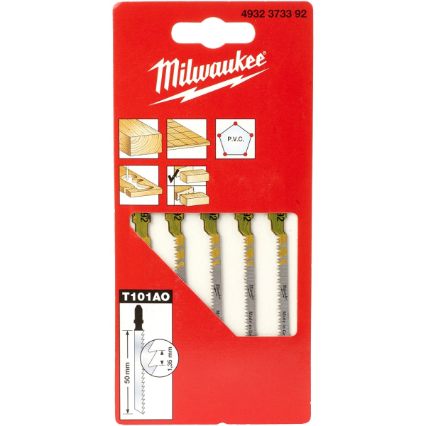 Пилочки Milwaukee для лобзика 50 мм 5 шт