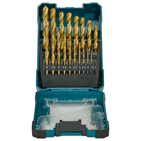 Набор сверл Makita по металлу HSS-TiN Economy 19 шт   D-72229