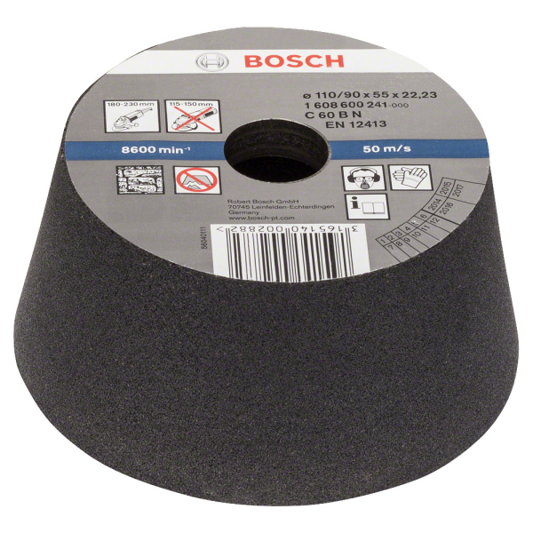 Диск абразивный BOSCH 90-110 мм конусный чашечный К60     1.608.600.241