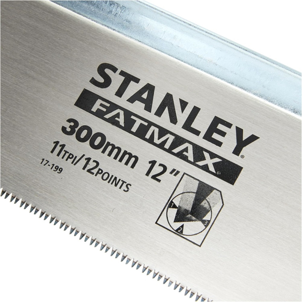 Ножовка STANLEY FATMAX JET- CUT по дереву с обушком, с закаленным зубом 11х300мм     2-17-199