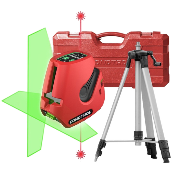 Лазерный уровень CONDTROL NEO G 220 Set + Измеритель длины Sputnik 30   1-2-000