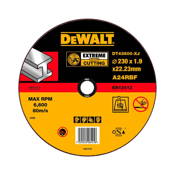 Диск абразивный DEWALT EXTREME 230*1,9*22.2 металл DT 43600