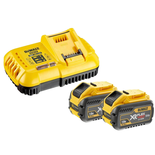 Зарядное устройство DEWALT DCB 118 X2 + 2 акк. батареи DCB 547