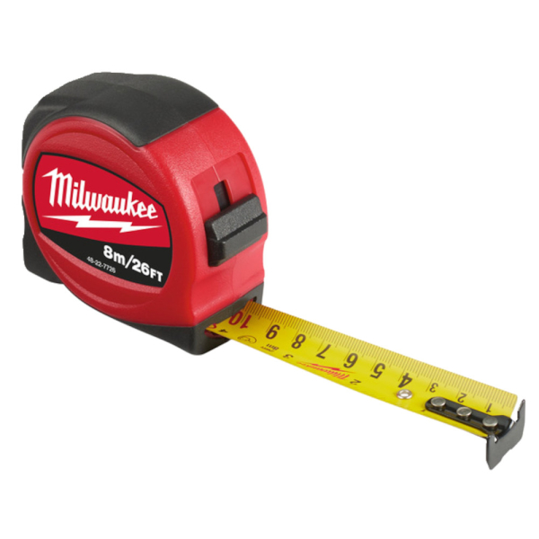 Рулетка Milwaukee SLIMLINE 8м*25мм 26фт