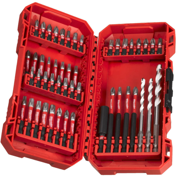 Набор бит Milwaukee SHOCKWAVE 48шт GEN III кейс