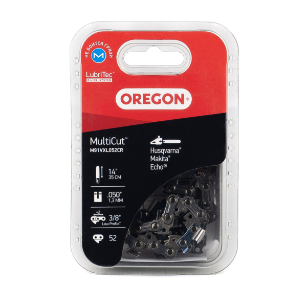 Цепь Oregon Multicut SEMI CHISEL 14"  3/8 - 1,3 - 52     M91VXL052CR