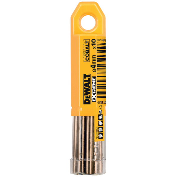 Сверло DEWALT по металлу Cobalt 3,2*65 (10 штук в упаковке)   DT 4921