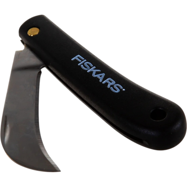 Нож Fiskars крючкообразный для прививок K62   125880/1001623