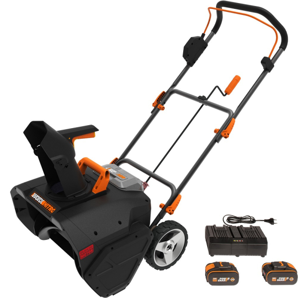 Снегоуборочник WORX WG471E аккумуляторный 