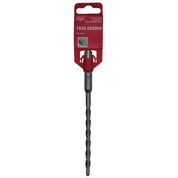 Бур ELITECH  SDS +  7*160