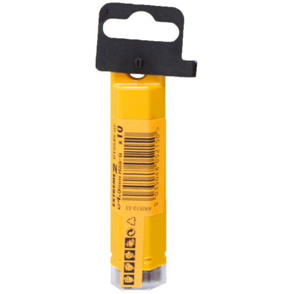 Сверло DEWALT по металлу 4,5*80 (10 штук в упаковке)   DT 5545