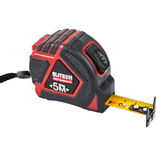 Рулетка ELITECH 5м*19мм с автостопом   310401