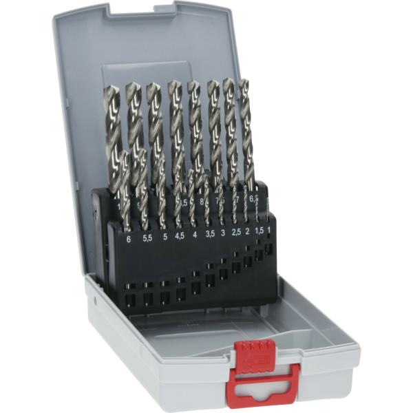 Набор сверл BOSCH HSS-G по металлу из 19 штук   2.608.587.013