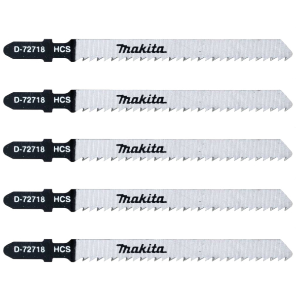 Пилочки Makita для лобзика Clean100*1.2*9TPI 5 шт.   D-72718